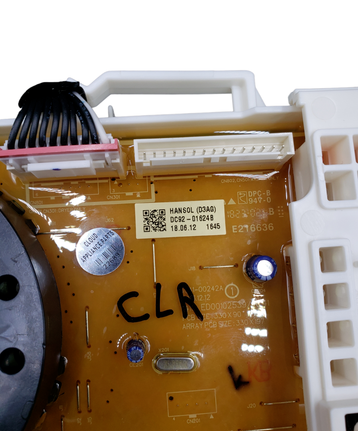 Genuine Samsung Washer Control DC92-01624B Same Day Shipping & *60 Days Warranty