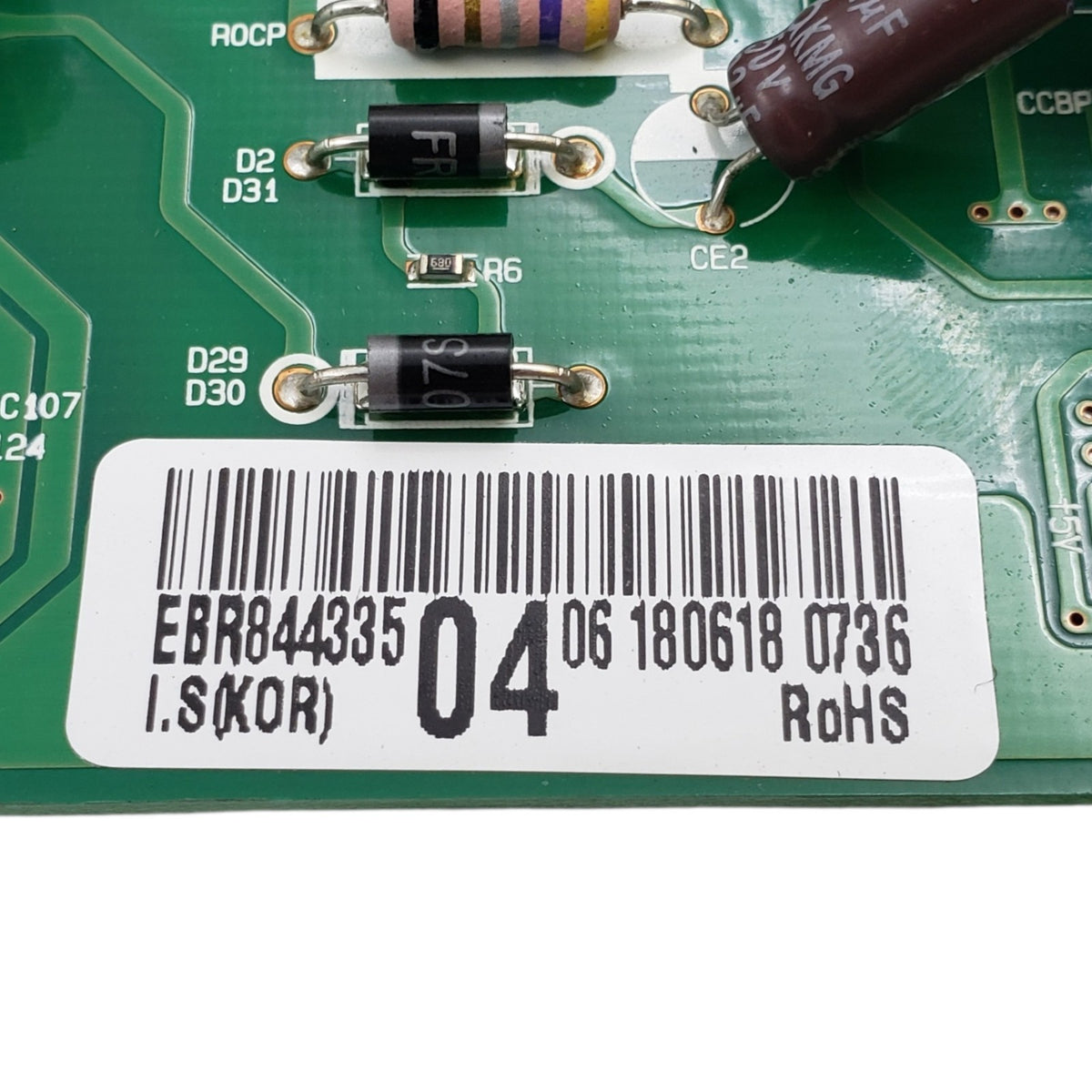 LG Genuine Fridge Control Board EBR84433504 Same Day Shipping & 60 Days Warranty