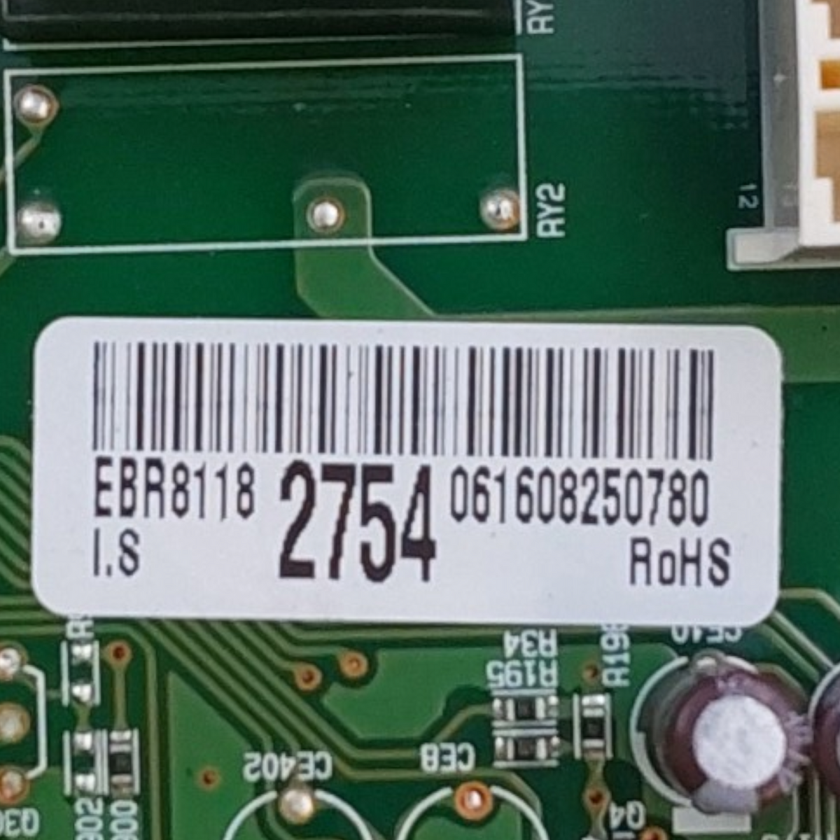 LG Genuine Fridge Control Board EBR81182754 Same Day Shipping & 60 Days Warranty