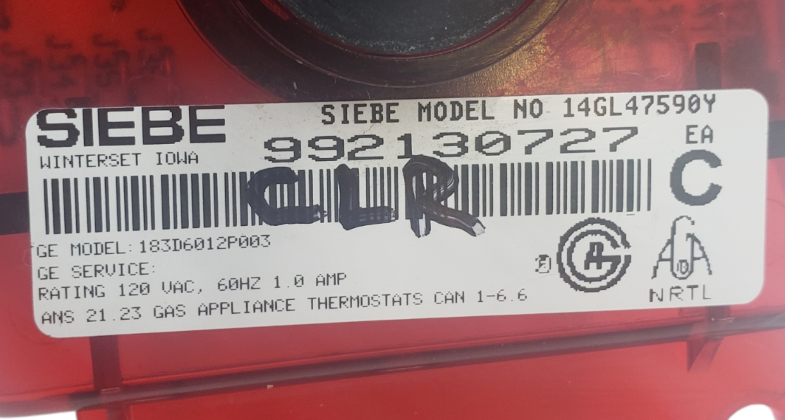 Genuine GE Range Control Board 183D6012P003 Same Day Shipping & 60 Days Warranty