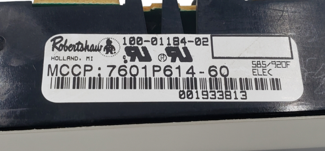 Genuine Maytag Oven Control Board 7601P614-60 *Same Day Ship & 60 Days Warranty*