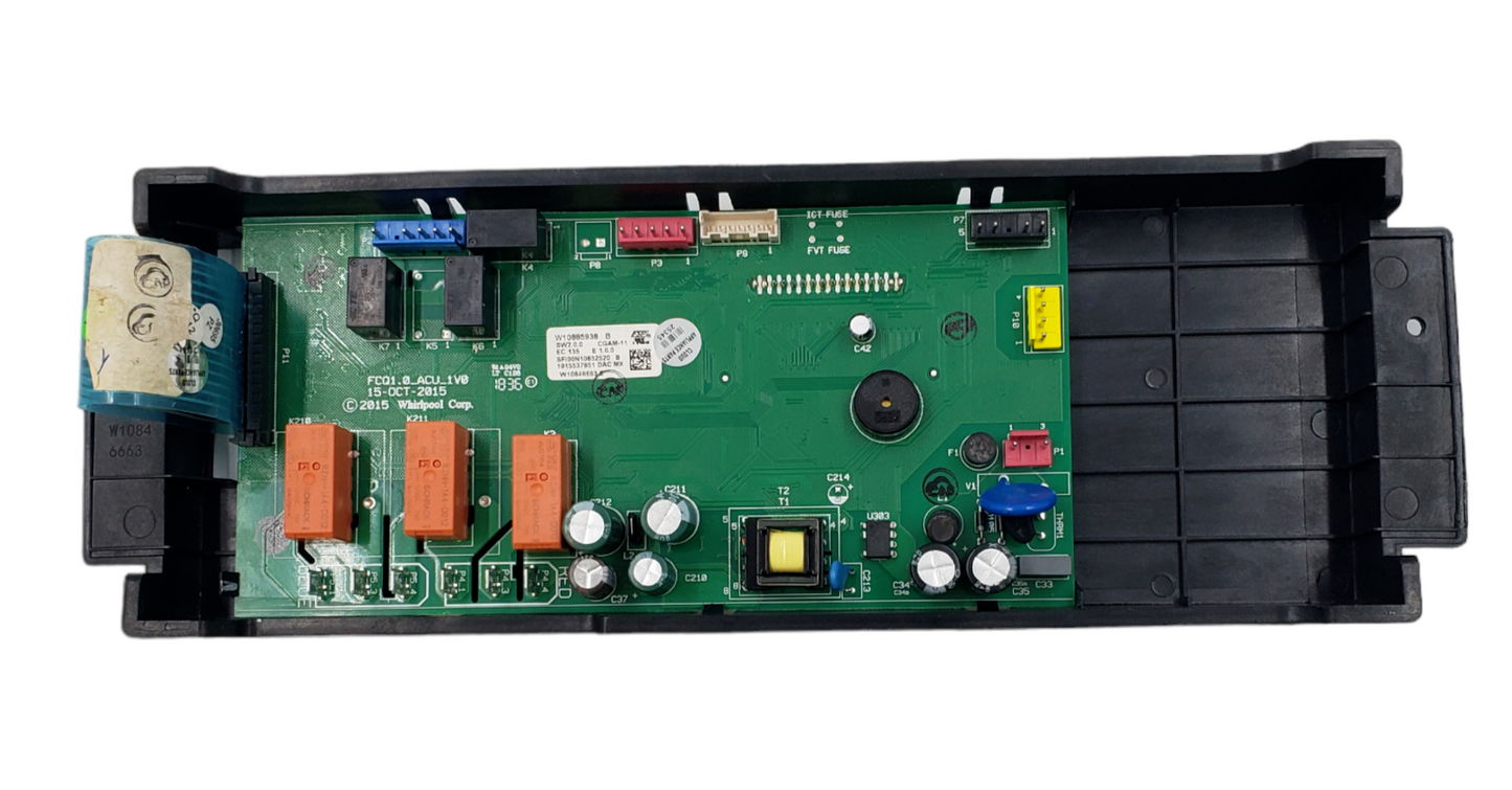 Genuine Whirlpool Range Control Board W10885938 Same Day Ship & 60 Days Warranty