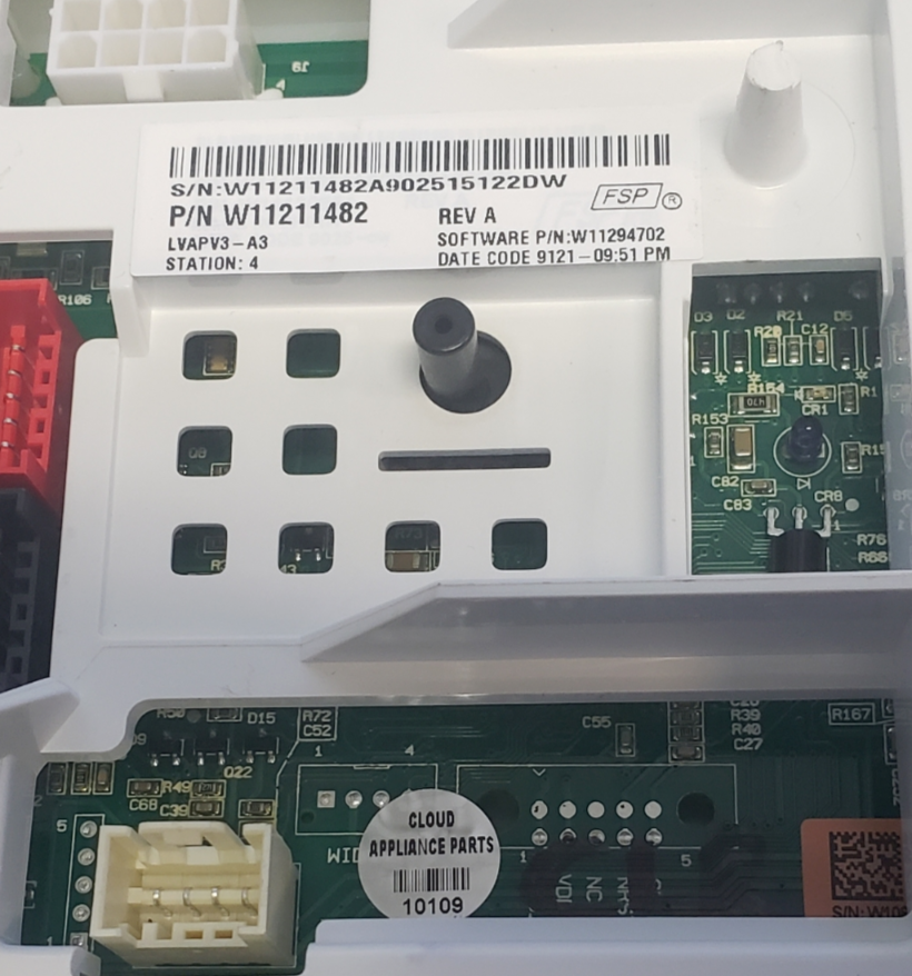 Genuine Whirlpool Washer Control W11211482 Same Day Shipping & 60 Days Warranty*