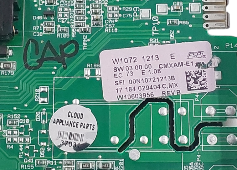 Genuine Whirlpool Oven Control Board W10721213 Same Day Ship & 60 Days Warranty*