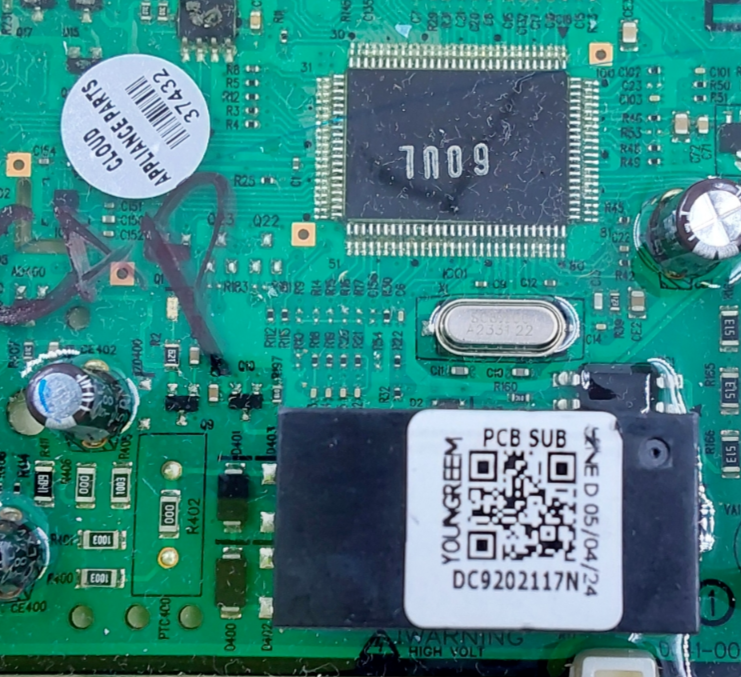 Genuine Samsung Washer Control Board DC92-02117N Same Day Ship &60 Days Warranty