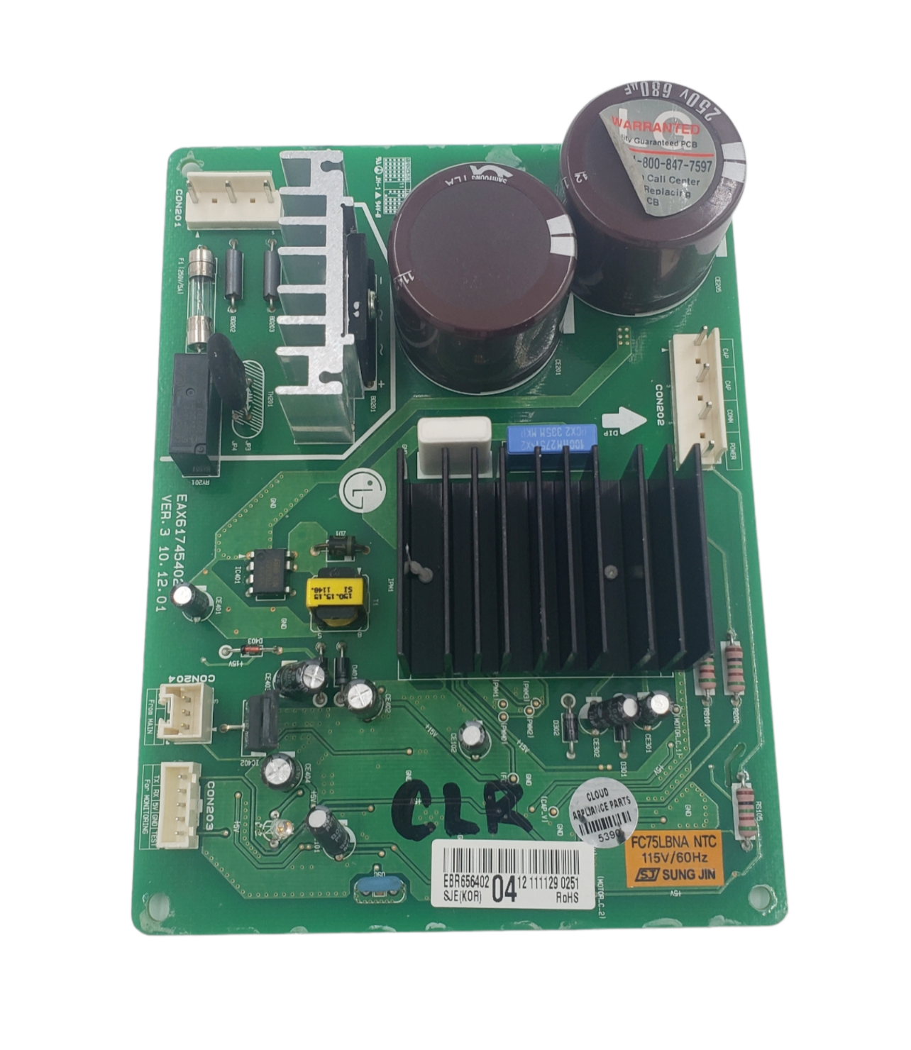 Genuine LG Refrigerator Control EBR65640204 Same Day Shipping & 60 Days Warranty