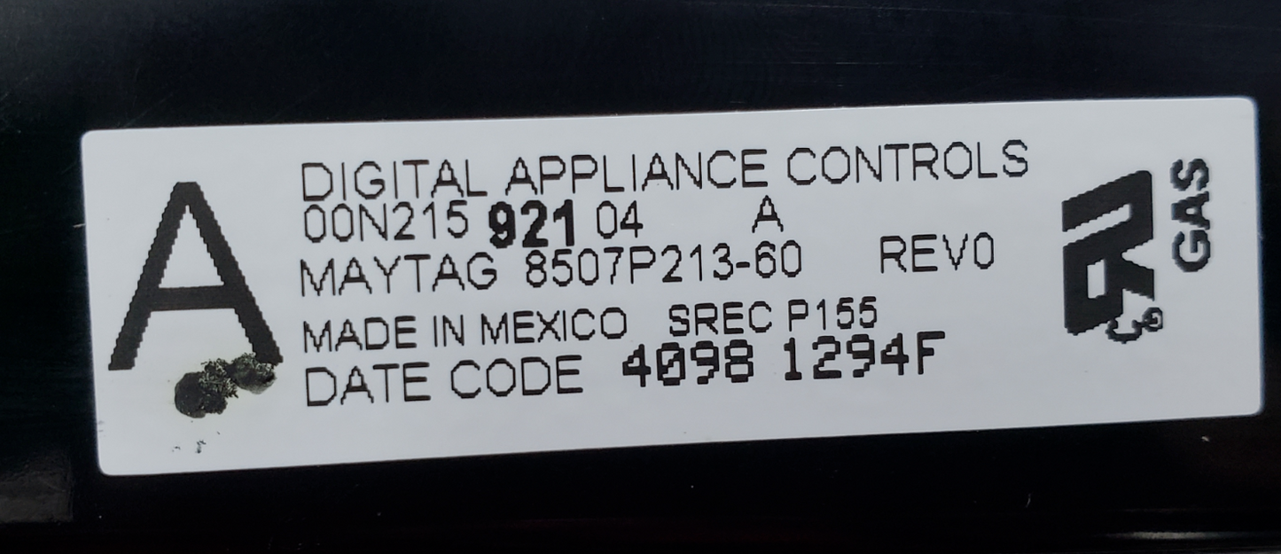 Genuine Maytag Oven Control Board 8507P213-60 *Same Day Ship & 60 Days Warranty*