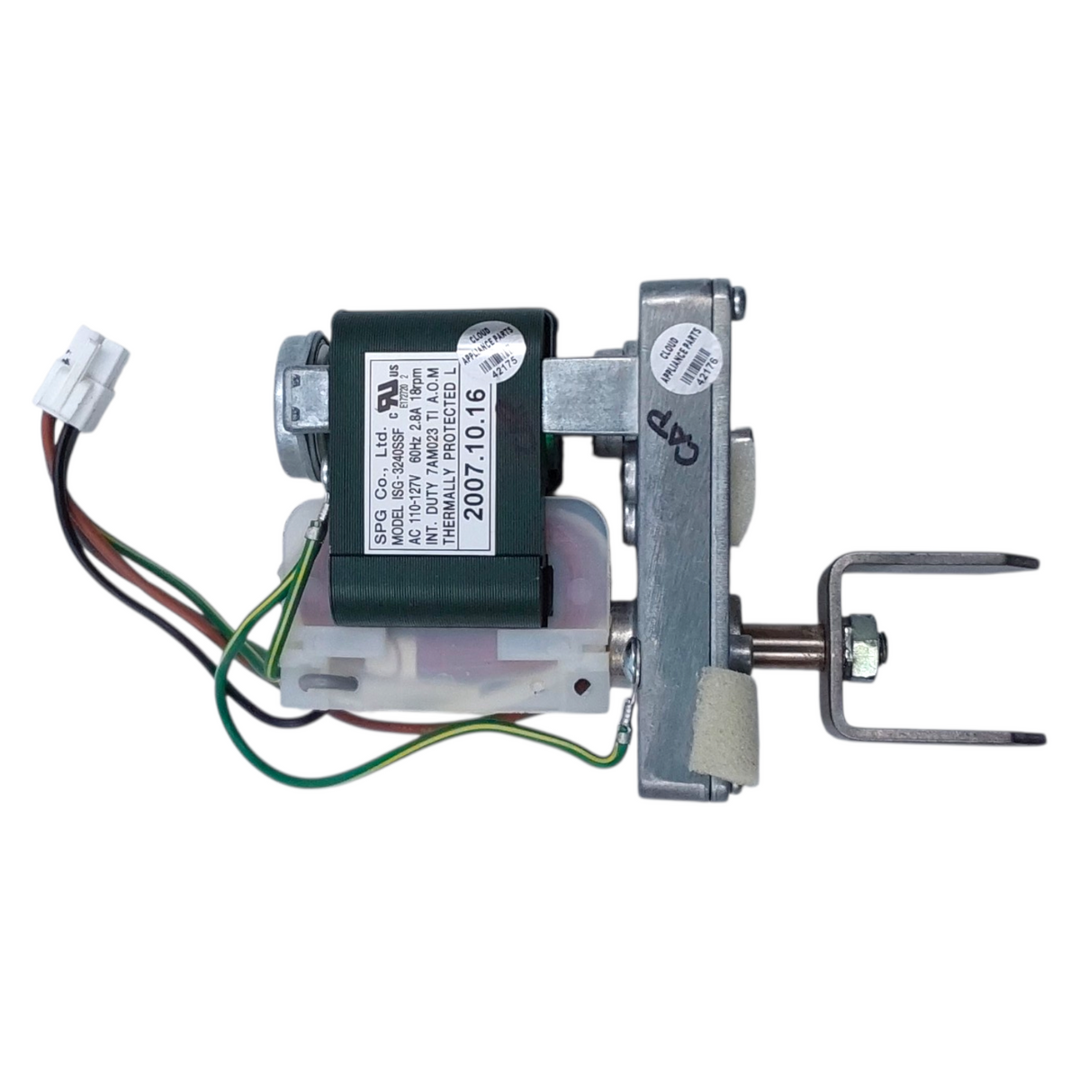 GE OEM Refrigerator Auger Motor ISG-3240SSF Same Day Shipping & 60 Days Warranty