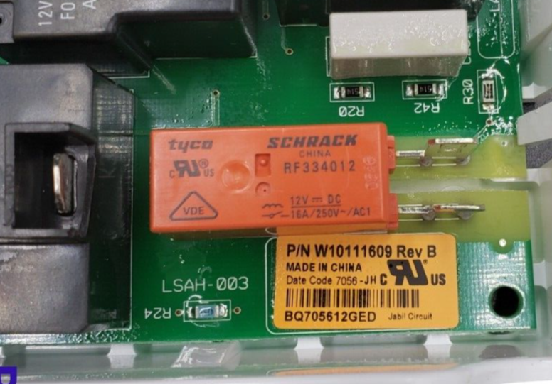 Genuine Whirlpool Dryer Control Board W10111609 Same Day Ship & 60 Days Warranty