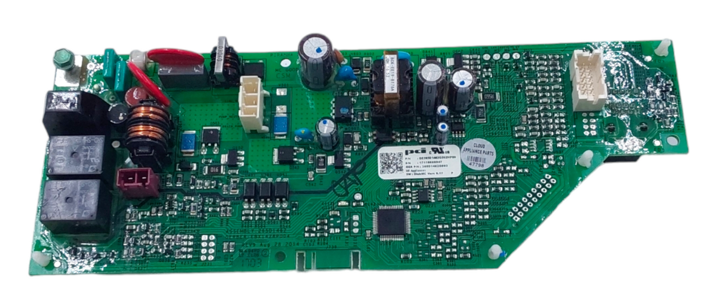 Genuine GE Diswasher Control Board 265D1462G502 Same Day Ship & 60 Days Warranty