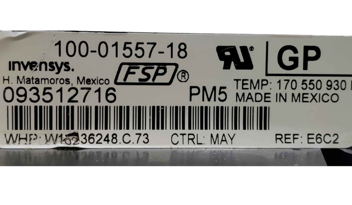 Genuine Whirlpool Range Control Board W10236248 Same Day Ship & 60 Days Warranty