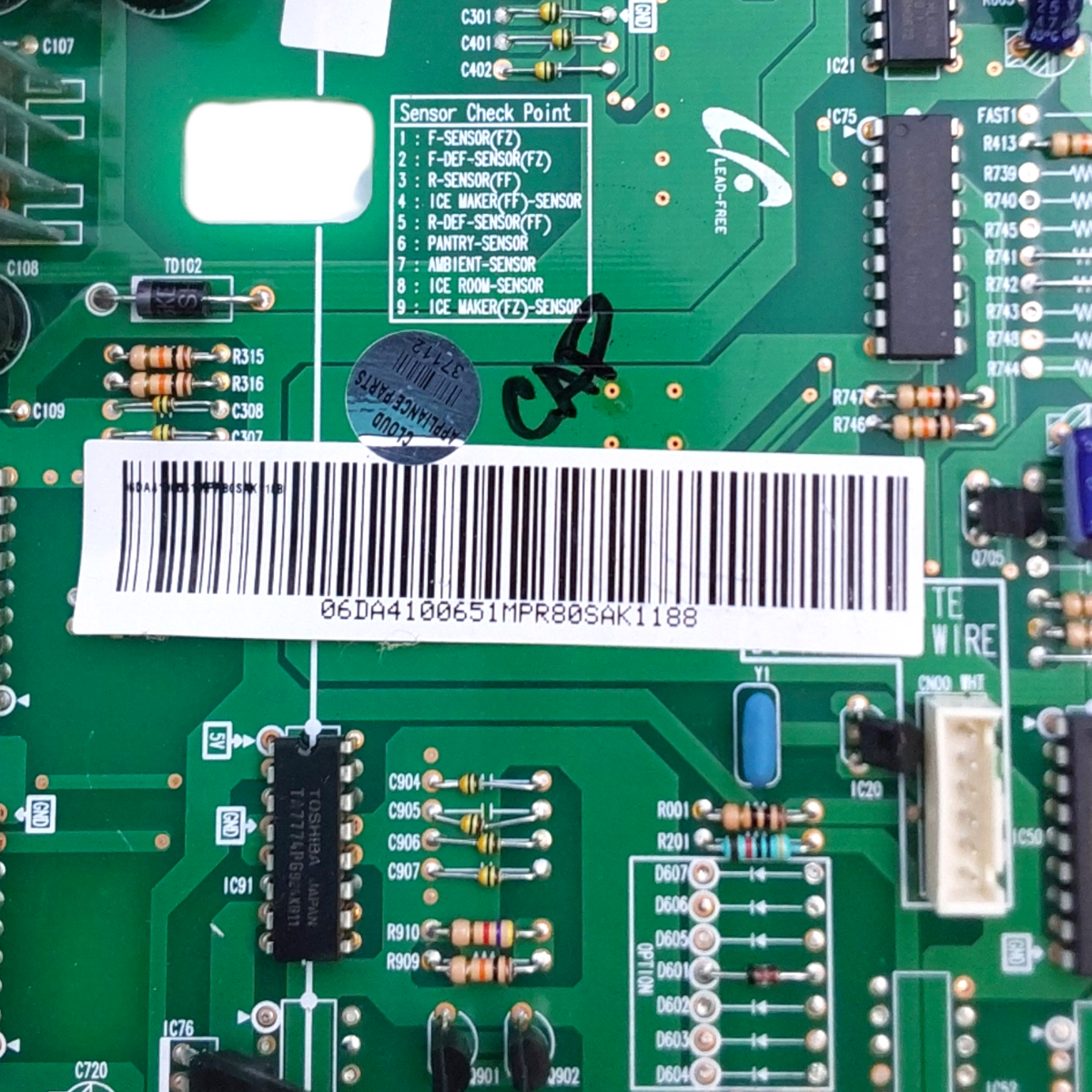 OEM Samsung Fridge Control Board DA41-00651M  *Same Day Ship & 60 Days Warranty*