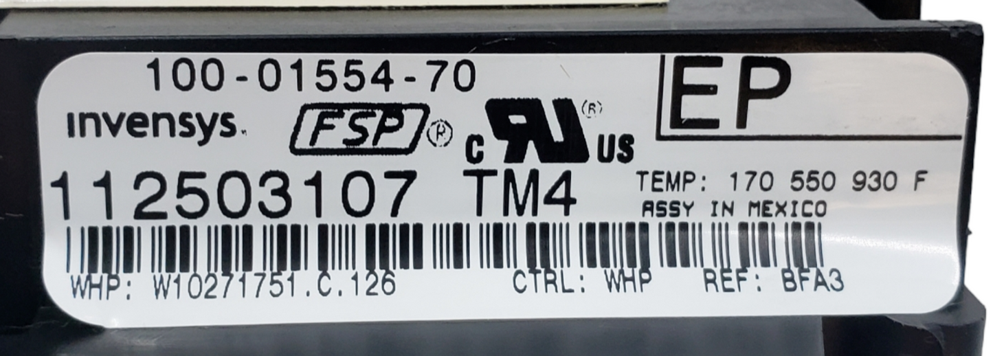 Genuine Whirlpool Range Control Board W10271751 Same Day Ship & 60 Days Warranty