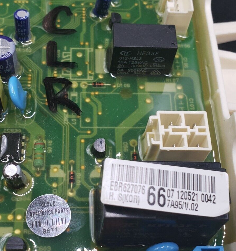 Genuine LG Dryer Control Board EBR62707666 Same Day Shipping & *60 Days Warranty