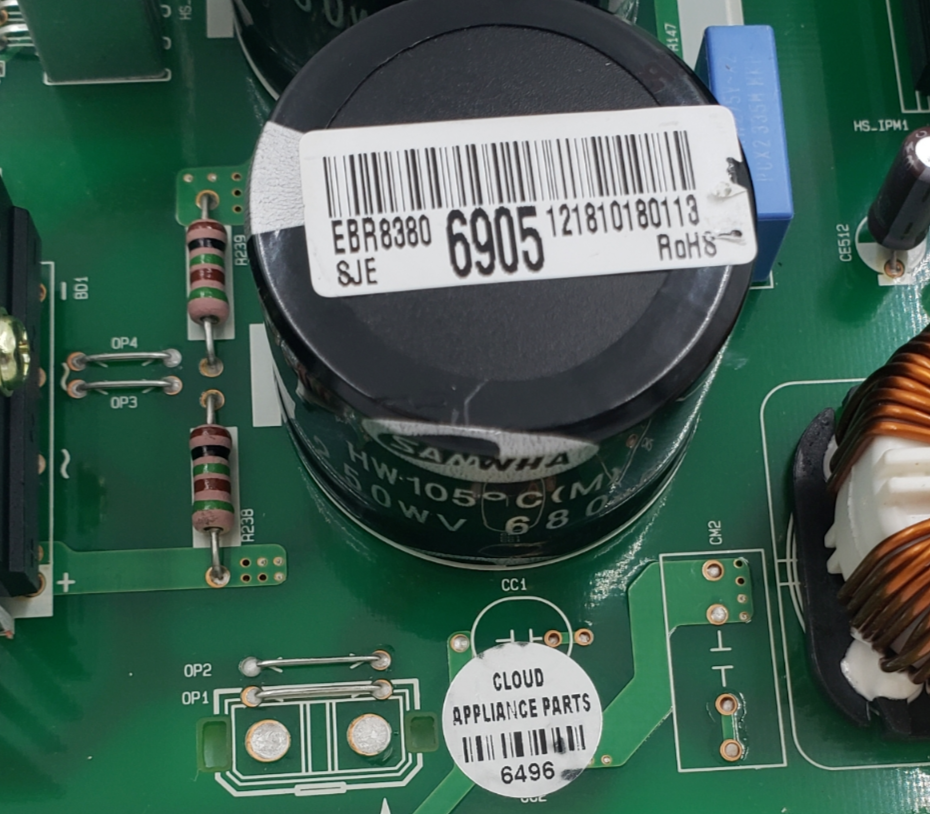 Genuine LG Refrigerator Control EBR83806905 Same Day Shipping & 60 Days Warranty
