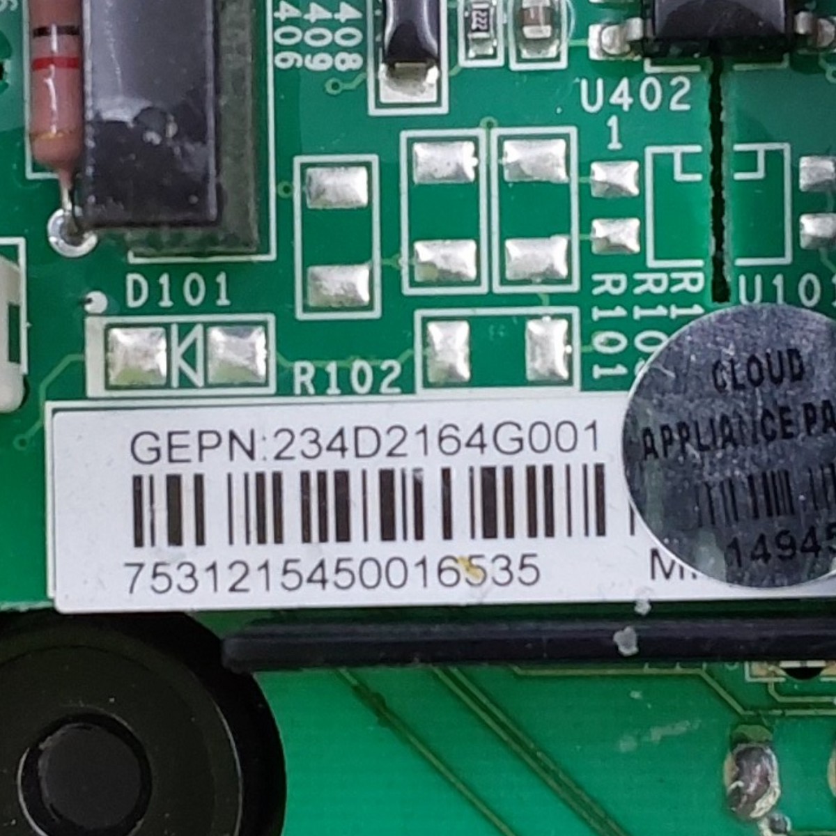GE Genuine Dryer Control Board 234D2164G001 Same Day Shipping & 60 Days Warranty