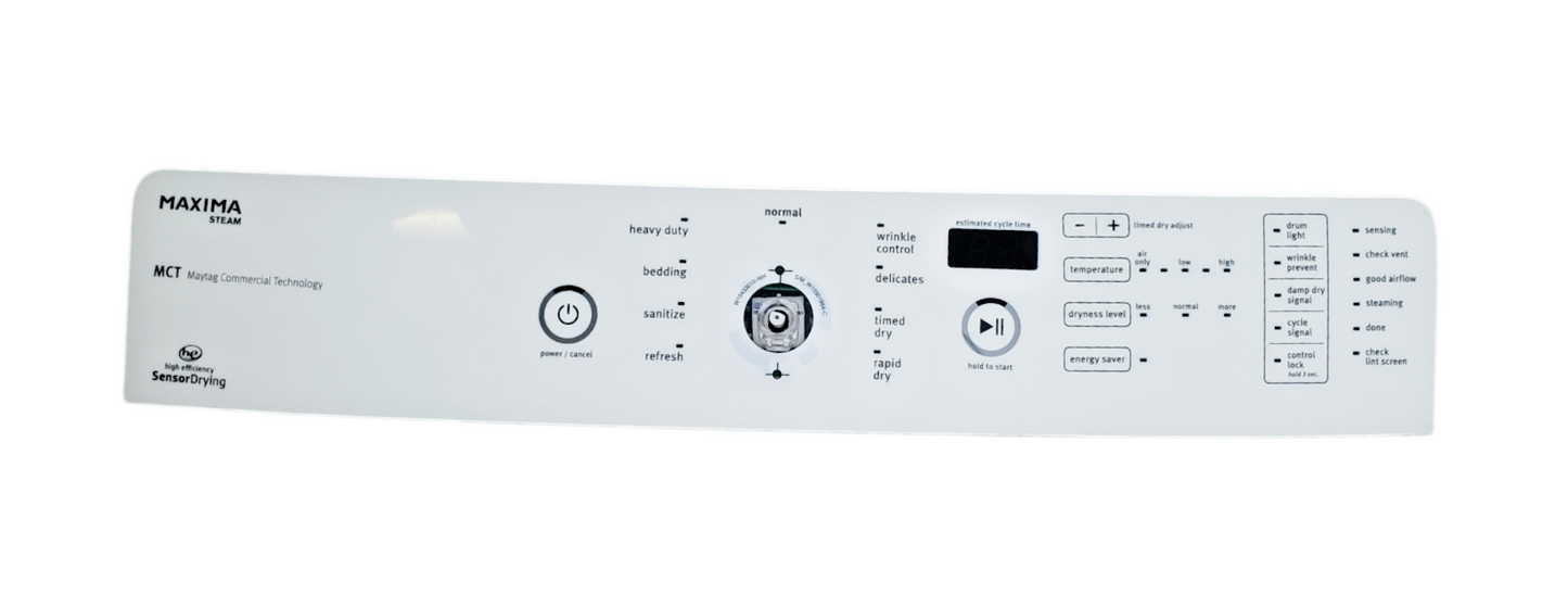 Genuine Whirlpool Dryer Control Panel W10433018 Same Day Ship & 60 Days Warranty