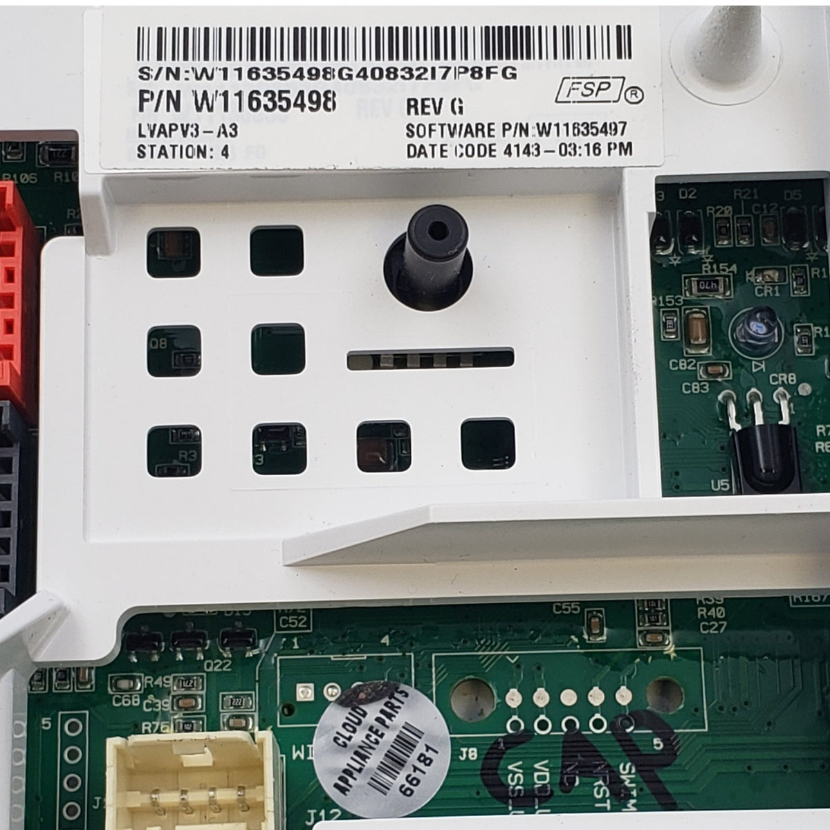 Whirlpool OEM Washer Control Board W11635498  *Same Day Ship & 60 Days Warranty*