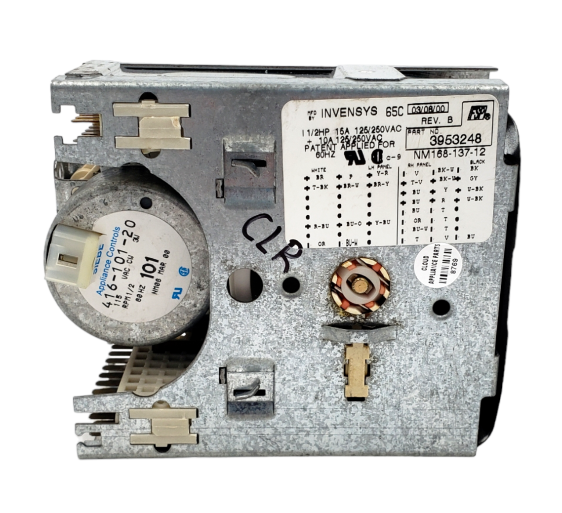 Genuine Whirlpool Washer Machine Timer 3953248 Same Day Ship & 60 Days Warranty*