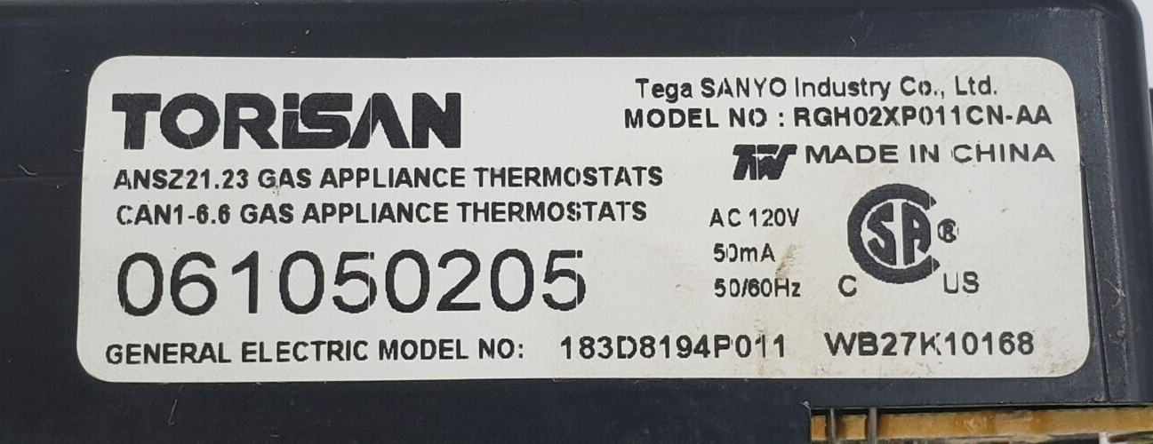 Genuine GE Range Control Board 183D8194P011 Same Day Ship & 60 Days Warranty