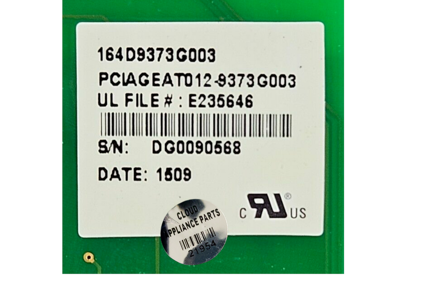 Genuine GE Range Control Board 164D9373G003 Same Day Shipping & 60 Days Warranty