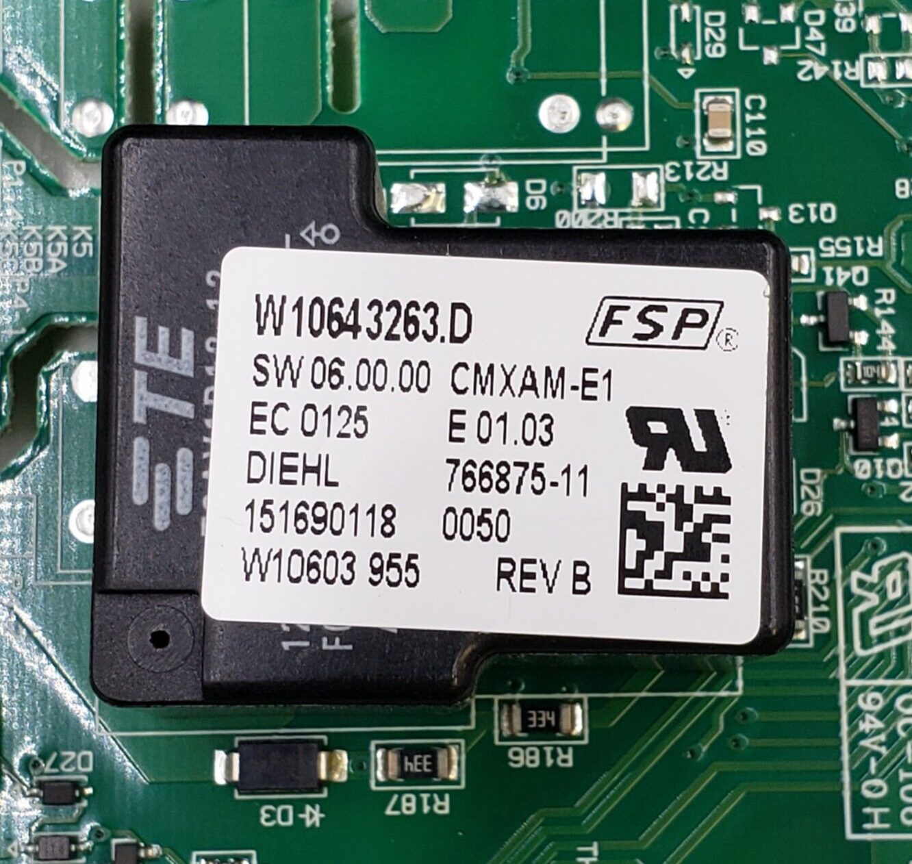 Genuine Whirlpool Range Control W10643263 Board Same Day Ship & 60 Days Warranty