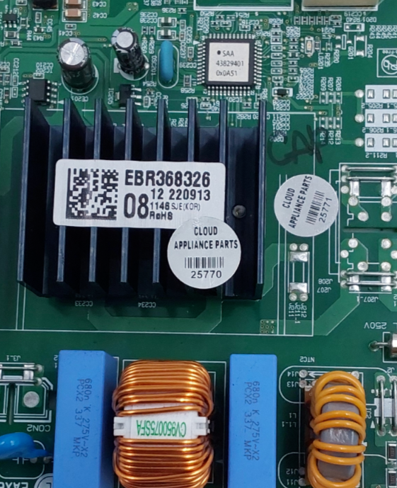 New LG Refrigerator Control Board EBR36832608 Same Day Ship & 60 Days Warranty**