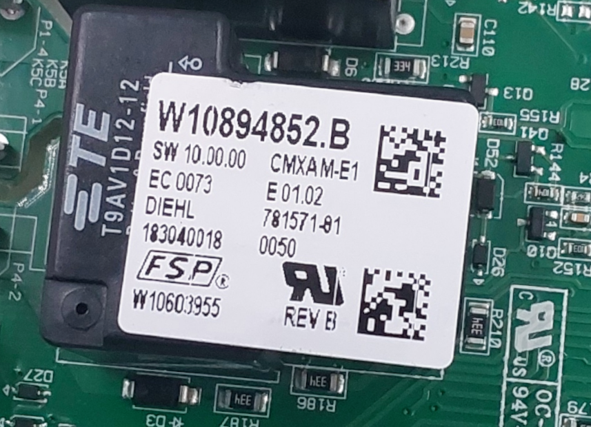 Genuine Whirlpool Range Control Board W10894852 Same Day Ship & 60 Days Warranty