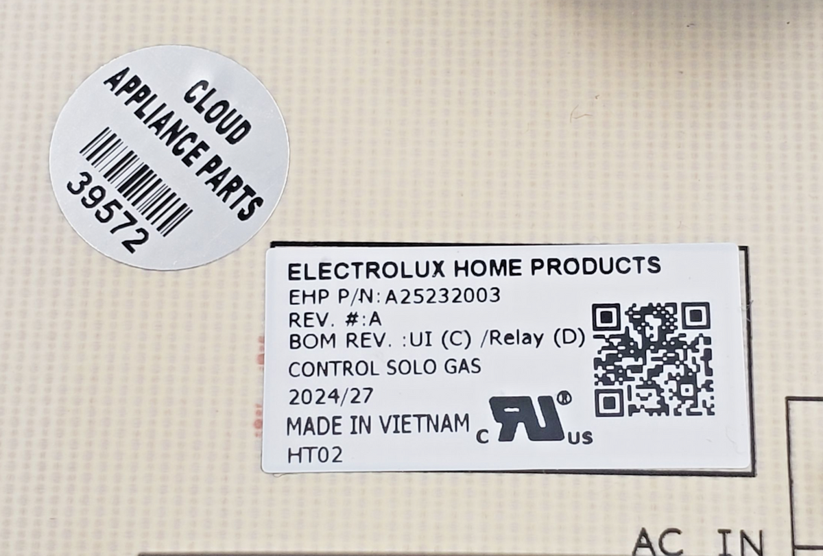 Genuine Frigidaire Range Control Board A25232003 Same Day Ship &60 Days Warranty