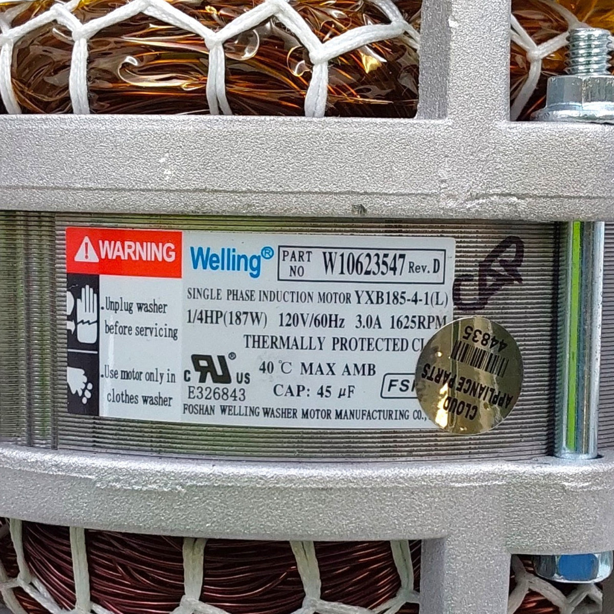 Whirlpool New Washer Drive Motor Same W10623547 Day Shipping & 60 Days Warranty*