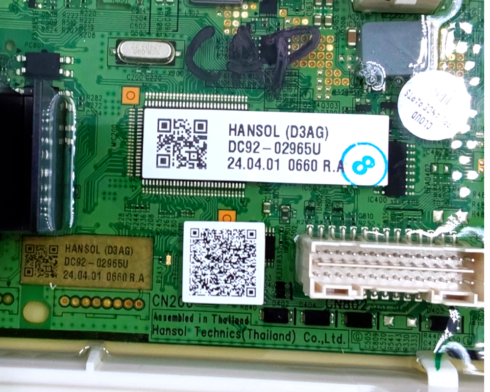 New Samsung Washer Control Board DC92-02965U Same Day Shipping &60 Days Warranty
