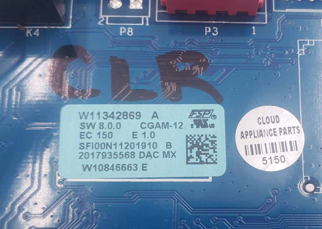 Genuine Whirlpool Oven Control Board W11342869 Same Day Ship & 60 Days Warranty*