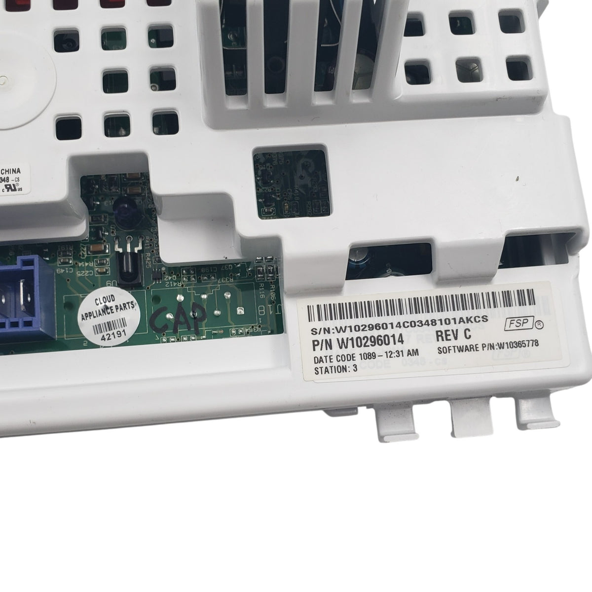 Whirlpool OEM Washer Control Board W10296014 **Same Day Ship & 60 Days Warranty*