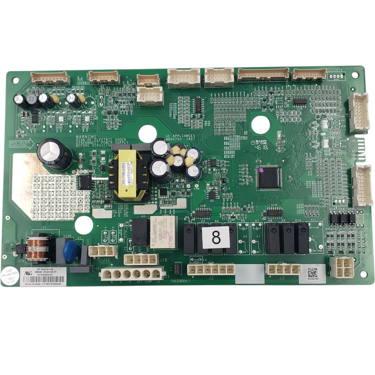 GE Genuine Fridge Control Board 197D8528G001 **Same Day Ship & 60 Days Warranty*