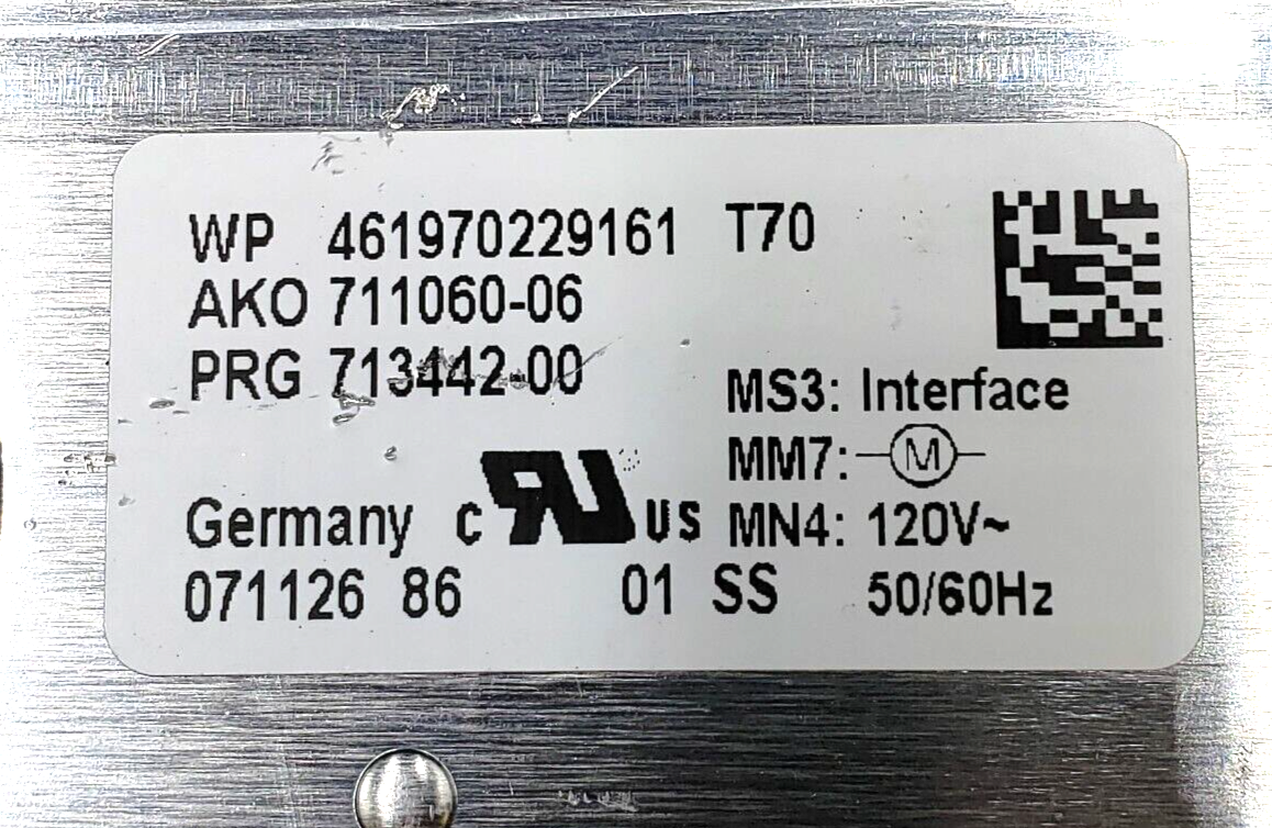 Genuine Whirlpool Washer Control 461970229161 *Same Day Ship & 60 Days Warranty*