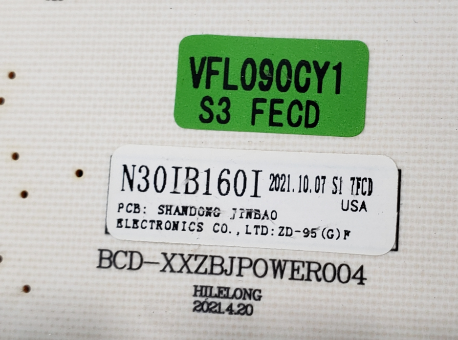 New Fulgar Milano Fridge Control Board N30IB160I Same Day Ship 60 Days Warranty*