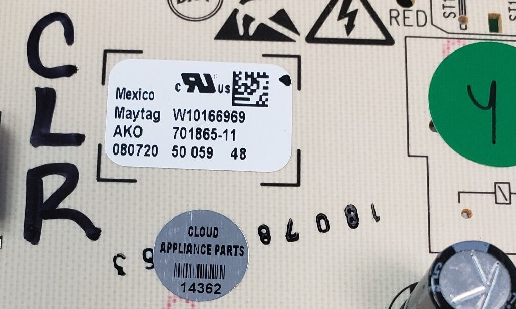Genuine Whirlpool Range Control Board W10166969 Same Day Ship & 60 Days Warranty