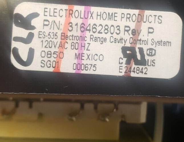Genuine Frigidaire Range Oven Control 316462803 Same Day Ship & 60 Days Warranty
