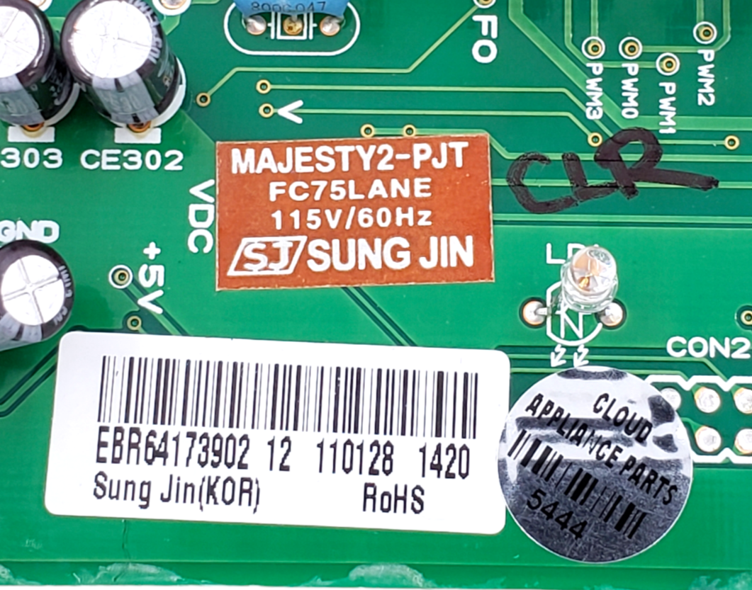 Genuine LG Refrigerator Control EBR64173902 Same Day Shipping & 60 Days Warranty