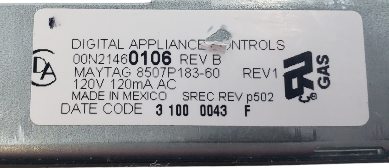 Genuine Maytag Oven Control Board 8507P183-60 Same Day Ship & *60 Days Warranty*