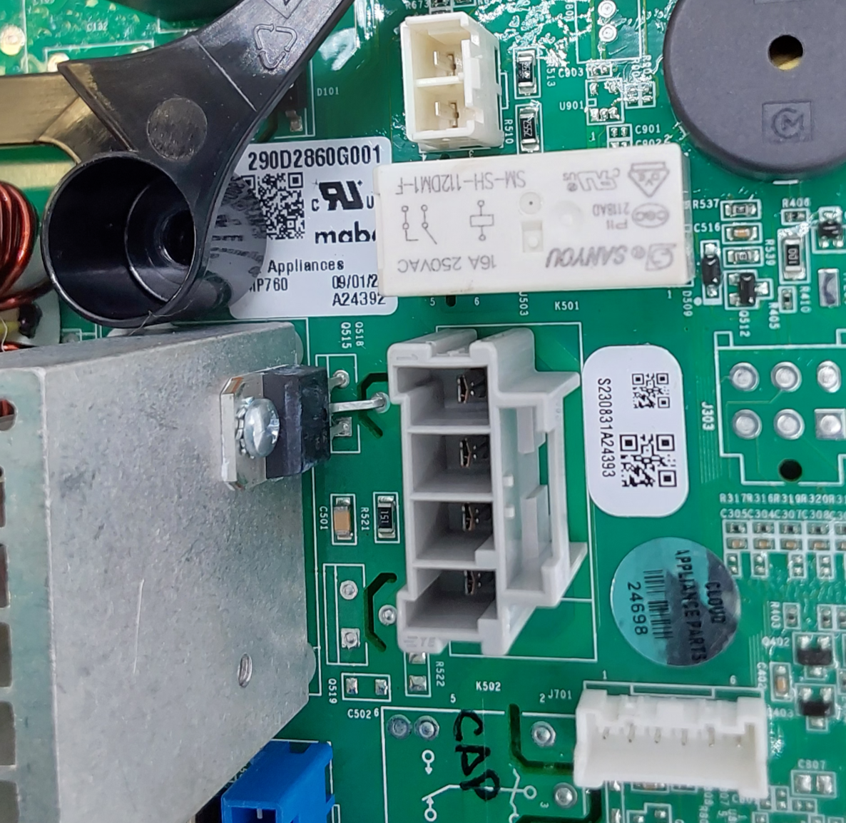 New GE Washer Control Board 290D2860G001  *Same Day Shipping & 60 Days Warranty*