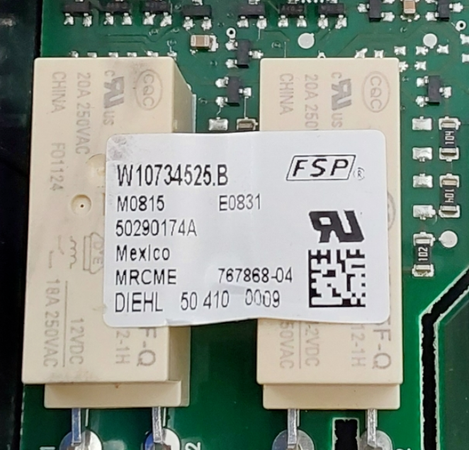 Genuine Whirlpool Oven Control Board W10734525 Same Day Ship & 60 Days Warranty*