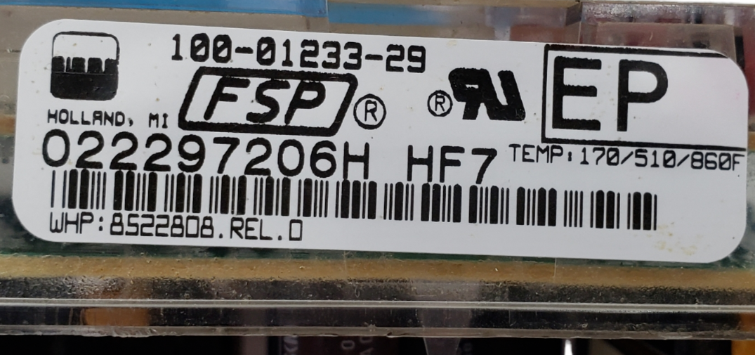 Genuine Whirlpool Oven Control Board 8522808 Same Day Ship & **60 Days Warranty*