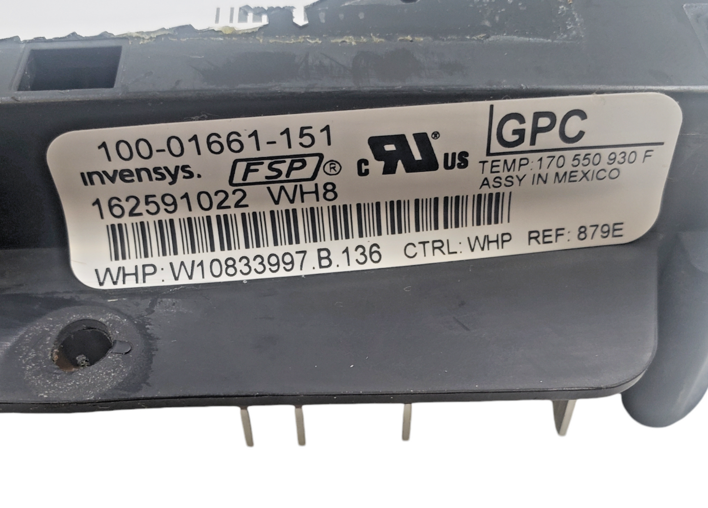 Genuine Whirlpool Range Control Board W10833997 Same Day Ship & 60 Days Warranty
