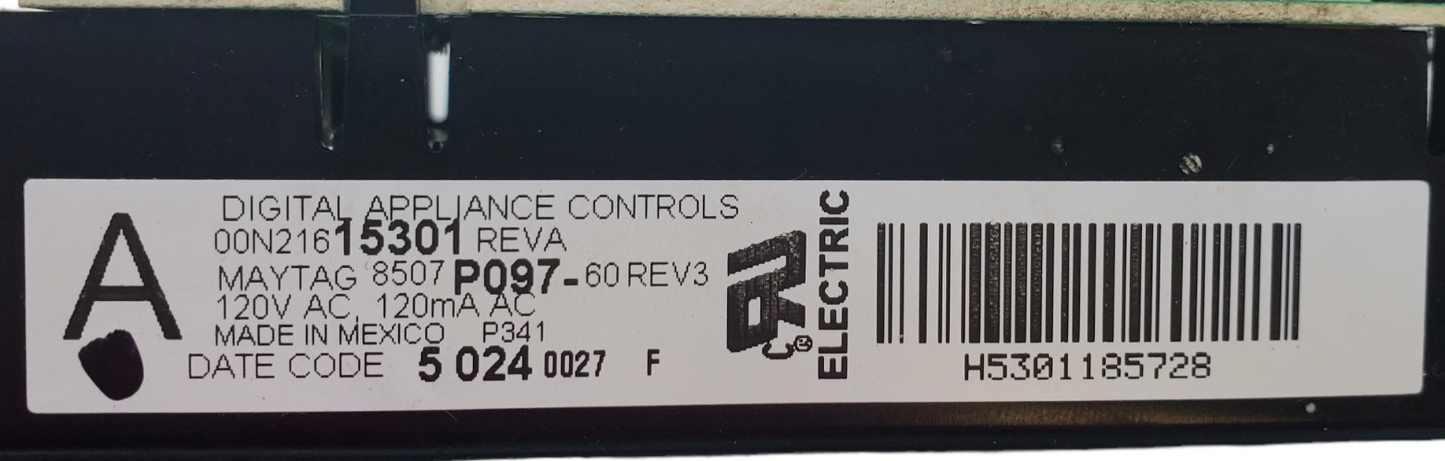 Genuine Maytag Oven Control Board 8507P097-60 Same Day Ship & *60 Days Warranty*