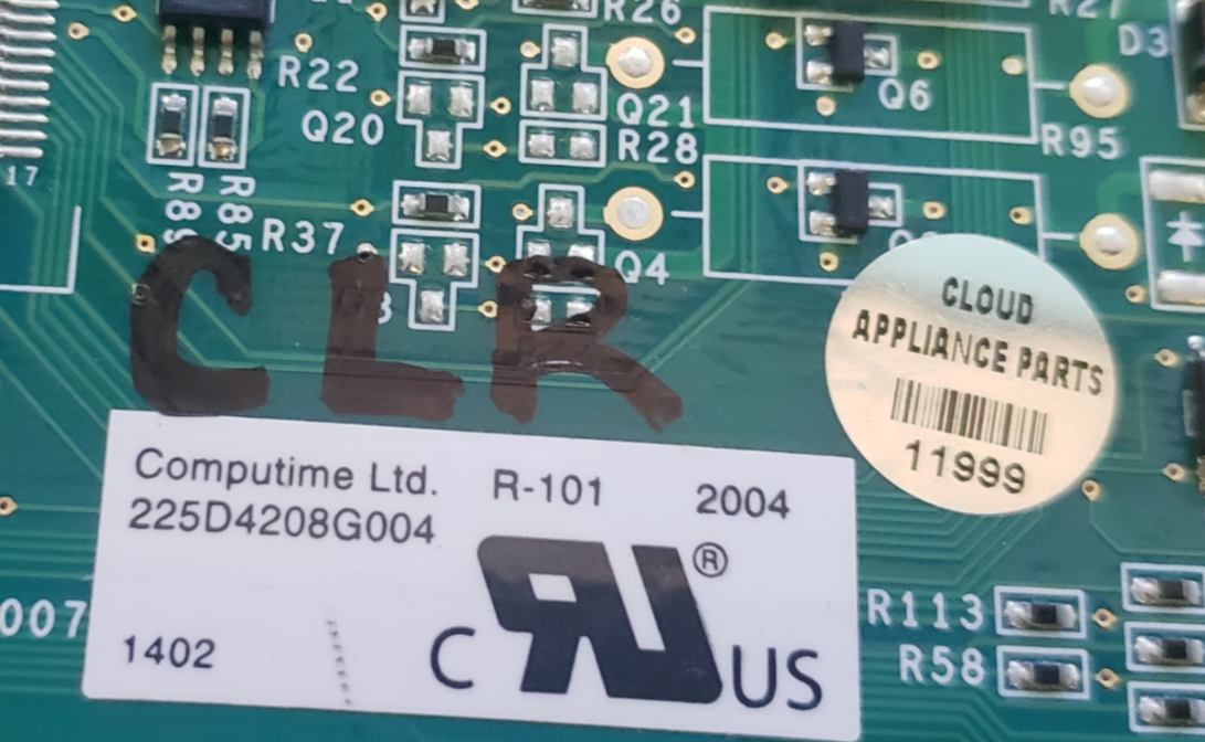 Genuine GE Refrigerator Control 225D4208G004 **Same Day Ship & 60 Days Warranty*