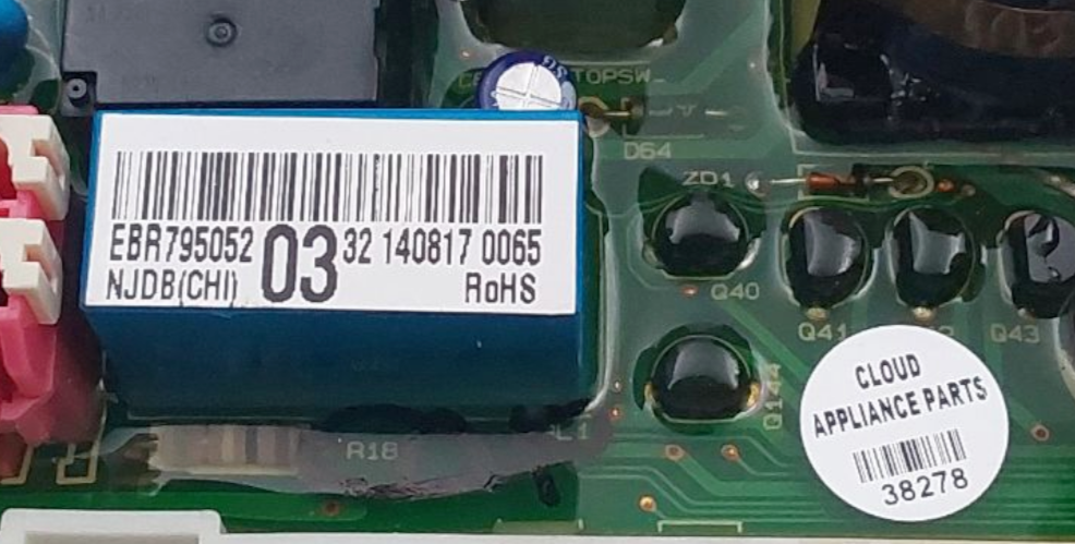 Genuine LG Washer Control Board EBR79505203 Same Day Shipping & 60 Days Warranty