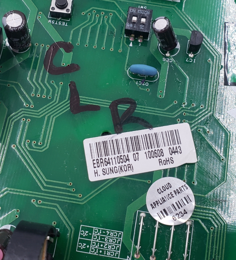 Genuine LG Refrigerator Control EBR64110504 Same Day Shipping & 60 Days Warranty