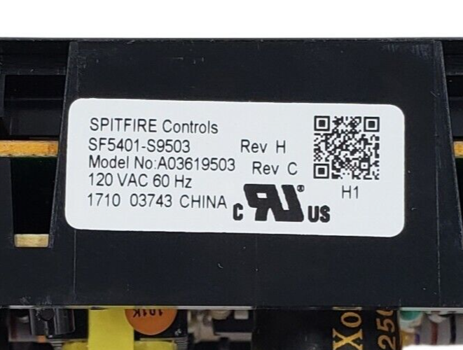 Genuine Frigidaire Range Control Board A03619503 Same Day Ship & 60 Day Warranty
