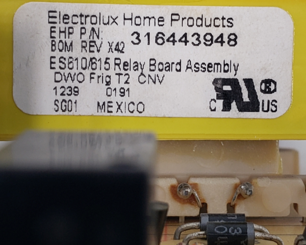 Genuine Frigidaire Oven Relay Board 316443948 *Same Day Ship & 60 Days Warranty*